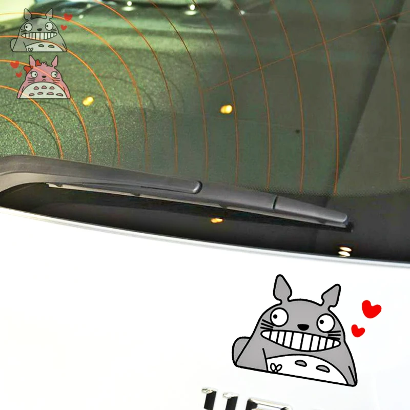 Aliauto 2 X Мультяшные автомобильные наклейки милые для заднего вида Totoro Аксессуары