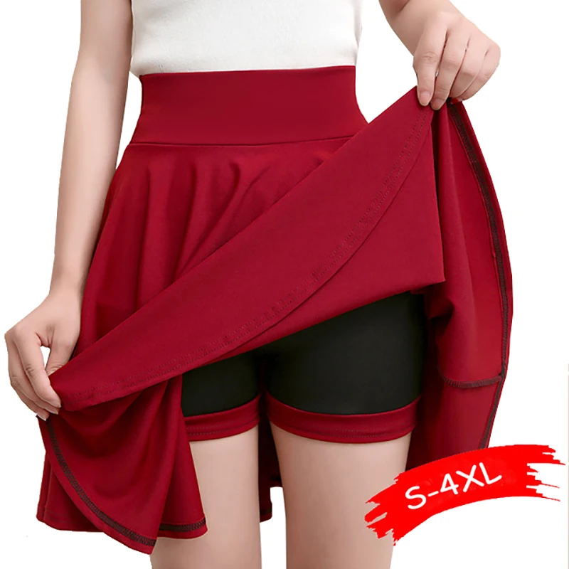Plus Size 4XL Shorts Skirts Womens 2019 Summer A line Sun School High Waist Pleated Skirt Female Korean Elegant Skirt
Plus Size 4XL Shorts Skirts Womens 2019 Summer A line Sun School High Waist Pleated Skirt Female Korean Elegant Skirt