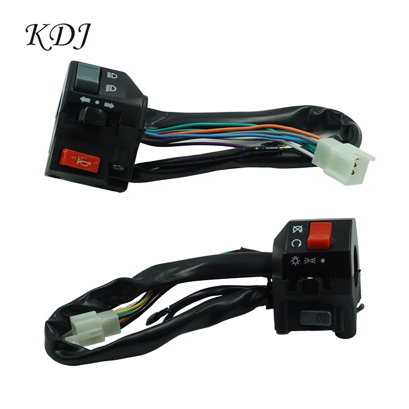 Universal Multi-function Motorcycle Handlebar Control Switches Motocross ATV Off-road Dirt Pit Bike Scooter Motorbike Switch
Universal Multi-function Motorcycle Handlebar Control Switches Motocross ATV Off-road Dirt Pit Bike Scooter Motorbike Switch