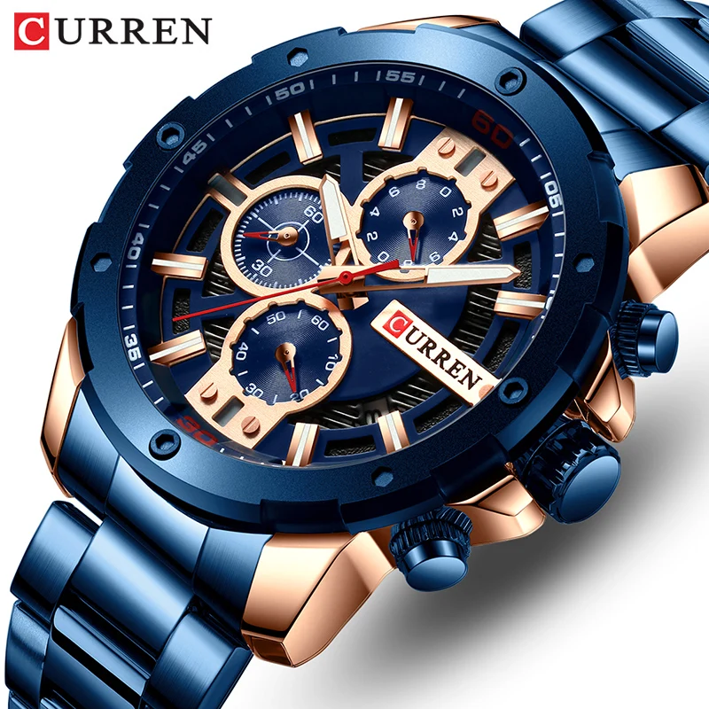 2019 CURREN Top Brand Men Analog Quartz Watches Men's Luxury Business Watch Male Fashion Multi-function Chronograph Wrist Watch
2019 CURREN Top Brand Men Analog Quartz Watches Men's Luxury Business Watch Male Fashion Multi-function Chronograph Wrist Watch