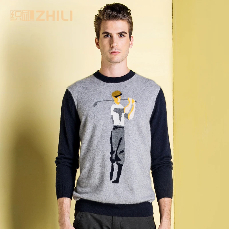 Winter Men Jumper 100% Pure Cashmere Knitted Sweater O-neck Long Sleeve Warm Pullovers Male 2017 New Sweaters Plus size clothes
Winter Men Jumper 100% Pure Cashmere Knitted Sweater O-neck Long Sleeve Warm Pullovers Male 2017 New Sweaters Plus size clothes