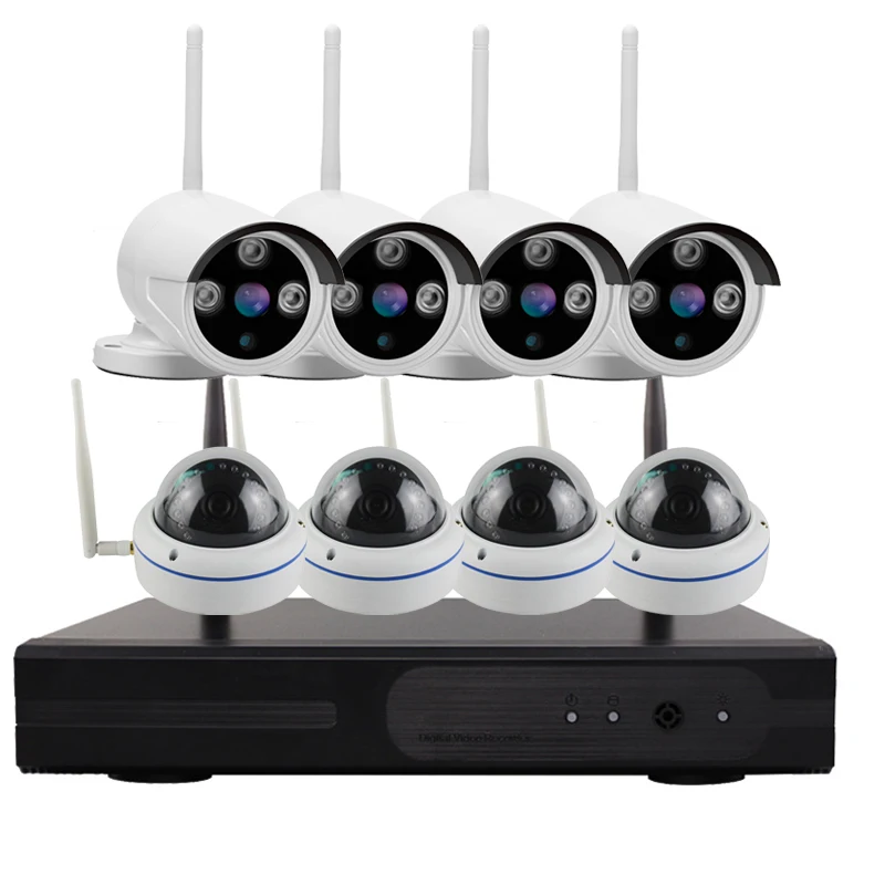 Aokwe Новое поступление 8ch крытый и открытый DIY ИК 720 P IP реального p2p WI-FI беспроводная