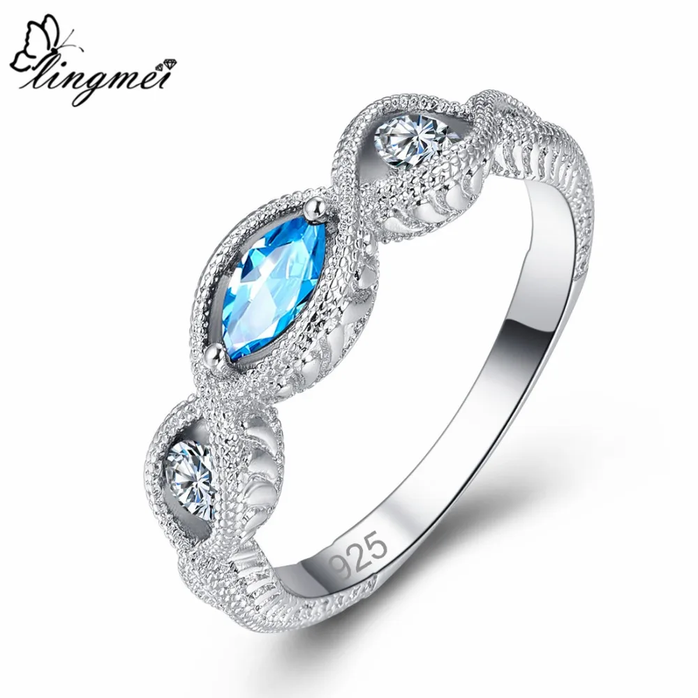 lingmei Wholesale Engagement Marquise Cut Rainbow & Blue & Red & White Cubic Zircon Silver Color Fashion Ring Size 6-9 Wedding
lingmei Wholesale Engagement Marquise Cut Rainbow & Blue & Red & White Cubic Zircon Silver Color Fashion Ring Size 6-9 Wedding