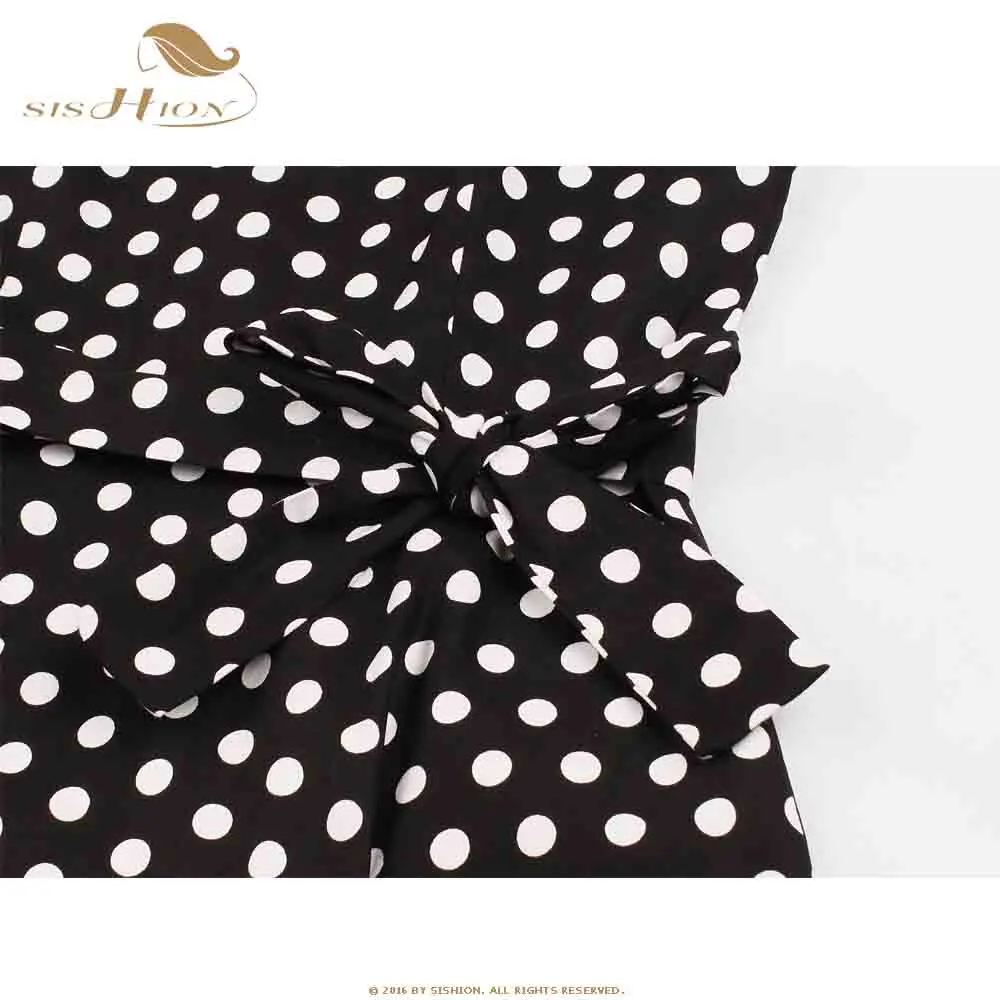 SISHION Polka Dot Summer Dress SP896 Cotton Black Red Sleeveless robe sexy 50s Retro Vintage Cotton Dress Sundress 2021
SISHION Polka Dot Summer Dress SP896 Cotton Black Red Sleeveless robe sexy 50s Retro Vintage Cotton Dress Sundress 2021