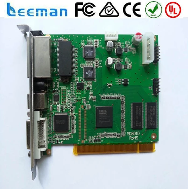 Sc801 CN701 TS802D TS852D DS852D синхронный LINSN TS802 из светодиодов дисплей отправка карты с DVI и