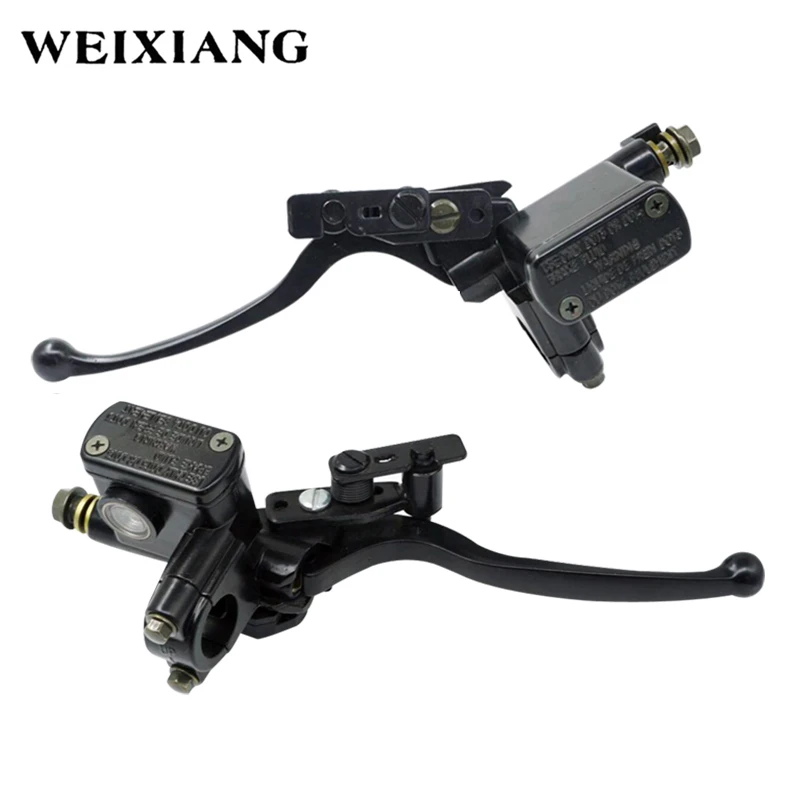 7/8" 22mm Left Right Motorcycle Hydraulic Brake Pump Master Cylinder Black Disc Brake Lever For Chinese Quad 4 Wheeler ATV
7/8" 22mm Left Right Motorcycle Hydraulic Brake Pump Master Cylinder Black Disc Brake Lever For Chinese Quad 4 Wheeler ATV