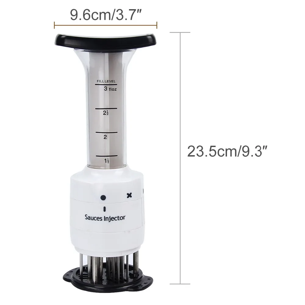New Qualified Meat Meat Tenderizer Needle For Steak Meat Injector Marinade Flavor Syringe With Stainless Steel Kitchen Tools
New Qualified Meat Meat Tenderizer Needle For Steak Meat Injector Marinade Flavor Syringe With Stainless Steel Kitchen Tools
