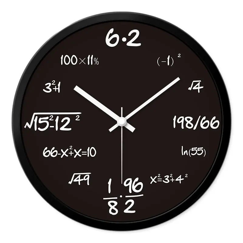Mathematical function wall clock personality classroom student clock large living room modern minimalist watch
Mathematical function wall clock personality classroom student clock large living room modern minimalist watch