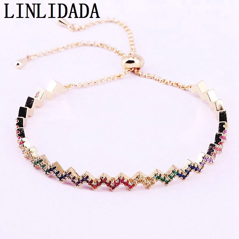 3Pcs Multi Rainbow Colorful Cz Zircon micro pave Gold color Adjustable women Bangles
3Pcs Multi Rainbow Colorful Cz Zircon micro pave Gold color Adjustable women Bangles