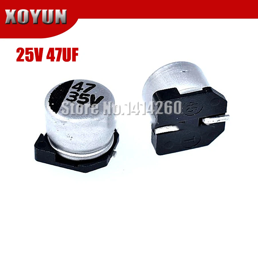 10 шт. электролитический конденсатор 25V47UF 6*5 мм SMD алюминиевый электролитический конденсатор 47 мкФ 25В
10 шт. электролитический конденсатор 25V47UF 6*5 мм SMD алюминиевый электролитический конденсатор 47 мкФ 25В