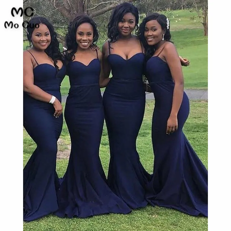 2019 In Stock Mermaid Navy Blue Bridesmaid Dresses Long Sweetheart Spaghetti Straps dress for wedding party Bridesmaid Dress
2019 In Stock Mermaid Navy Blue Bridesmaid Dresses Long Sweetheart Spaghetti Straps dress for wedding party Bridesmaid Dress