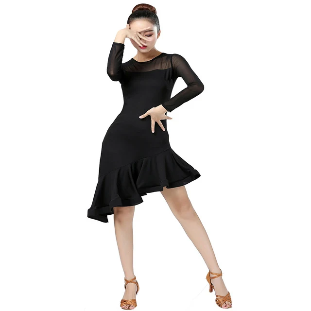 Black Latin Dance skirt Woman Practice latino dress 2019 Performance Long-sleeve Latin Dance skirt Woman Latin dance dresses
Black Latin Dance skirt Woman Practice latino dress 2019 Performance Long-sleeve Latin Dance skirt Woman Latin dance dresses