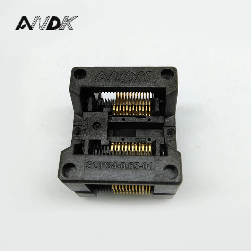 10 pcs / lot SSOP24 TSSOP24 IC Test Socket OTS-34-0.65-01 Chip Burn in Socket Adapter Conversion Block Connector
10 pcs / lot SSOP24 TSSOP24 IC Test Socket OTS-34-0.65-01 Chip Burn in Socket Adapter Conversion Block Connector