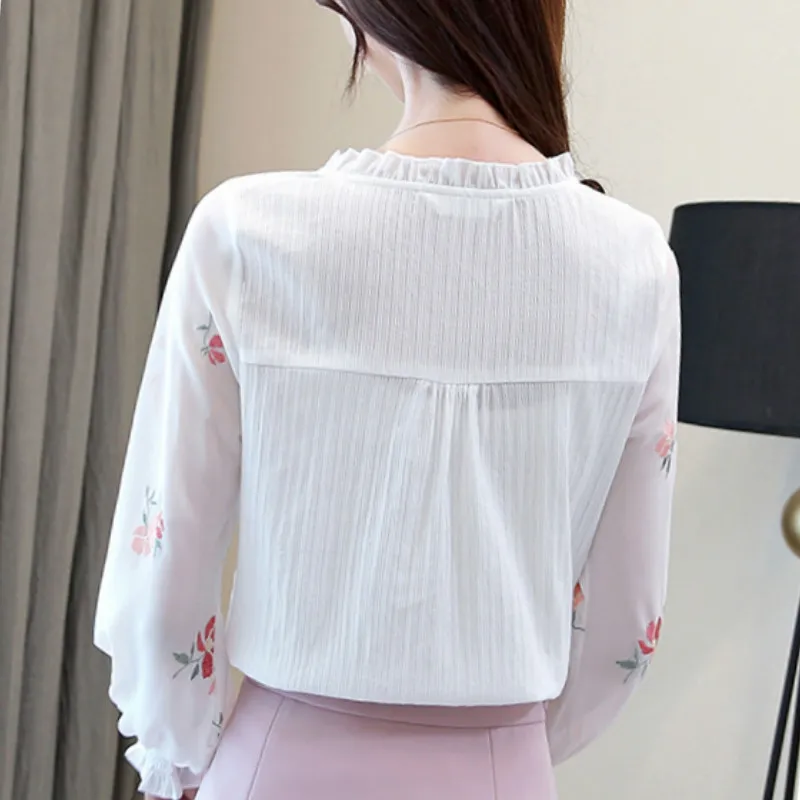 Fashion spring long sleeve chiffon women shirts 2019 causal womens tops and blouses floral female clothes OL blouse 1876 50
Fashion spring long sleeve chiffon women shirts 2019 causal womens tops and blouses floral female clothes OL blouse 1876 50