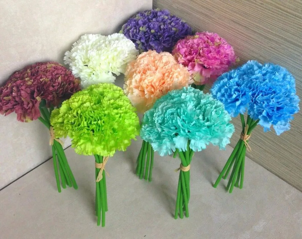 6pcs/Bundle Carnation Flower For Wedding Party Holiday Decoration DIY Craft Bouquet Accessory
6pcs/Bundle Carnation Flower For Wedding Party Holiday Decoration DIY Craft Bouquet Accessory