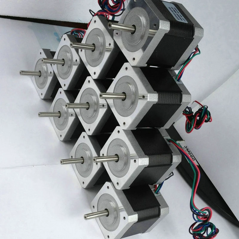 Free shipping 1.8 degree Nema17 stepper motor 42HS48-1804 with 4 wires /1.8A/12V/0.53N.M CNC Mill Cut Engraver /3D printer
Free shipping 1.8 degree Nema17 stepper motor 42HS48-1804 with 4 wires /1.8A/12V/0.53N.M CNC Mill Cut Engraver /3D printer