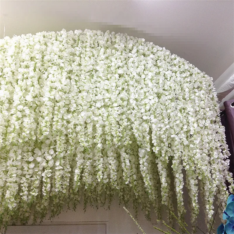 Flone Long Wisteria Bean Vine Artificial Flower Vine Simulation Flower Silk Flower Wedding Party Scene Stage Decor Fake Flowers
Flone Long Wisteria Bean Vine Artificial Flower Vine Simulation Flower Silk Flower Wedding Party Scene Stage Decor Fake Flowers