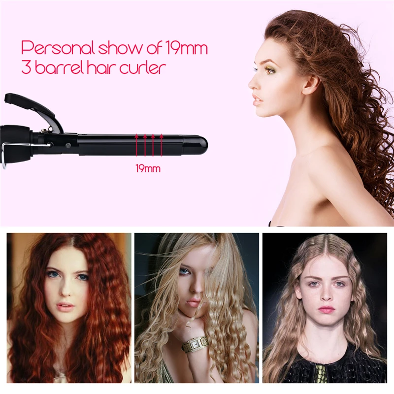 Professional Hair Curler Styling Tools Digital Ceramic Wave Digital Temperature Control Waver Heating Wand with Negative Ions
Professional Hair Curler Styling Tools Digital Ceramic Wave Digital Temperature Control Waver Heating Wand with Negative Ions