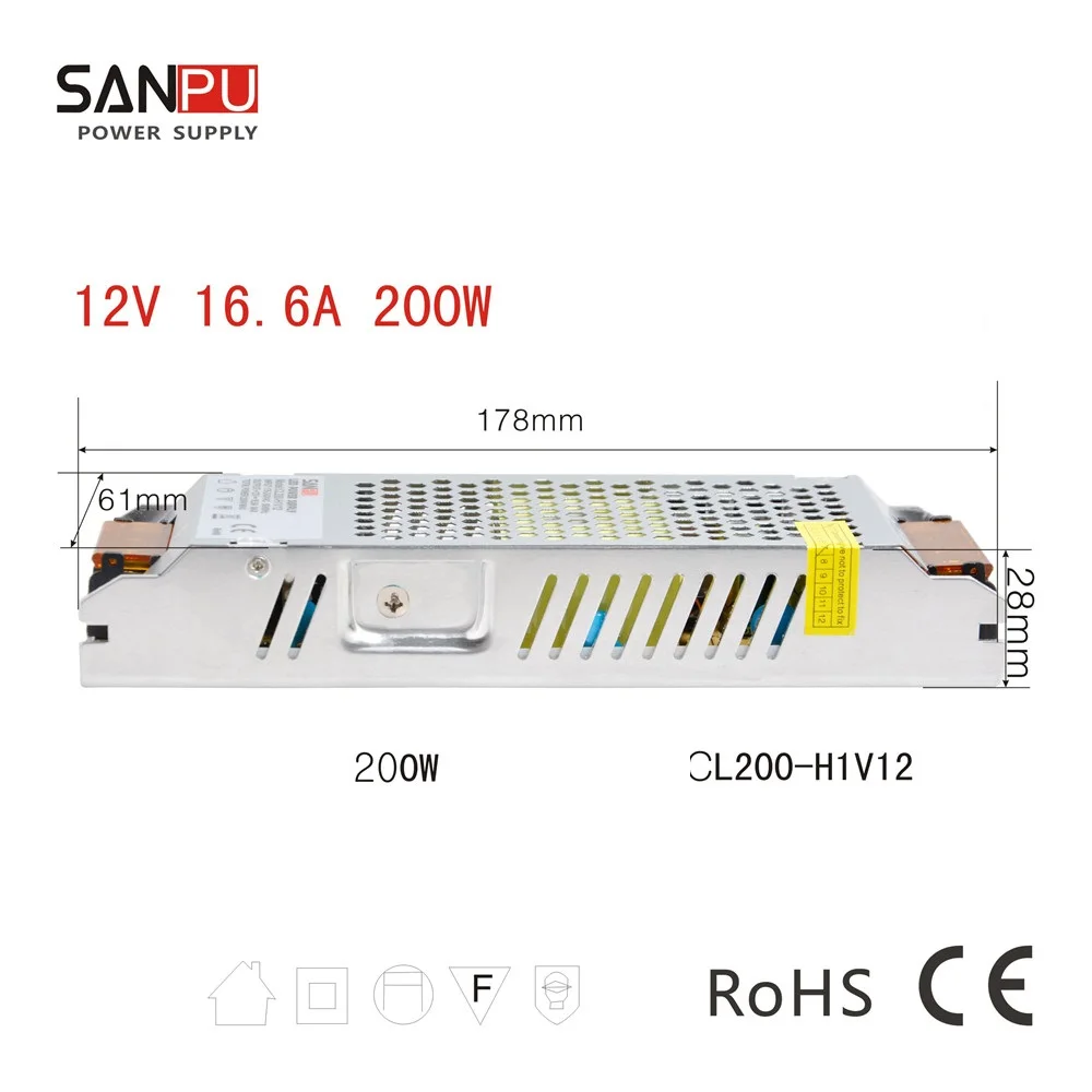 IWHD Mini Super Thin 220V To 12V Switching LED Power Supply 12V 200W 16.6A Lighting Transformers 220V In 12 Volt
IWHD Mini Super Thin 220V To 12V Switching LED Power Supply 12V 200W 16.6A Lighting Transformers 220V In 12 Volt