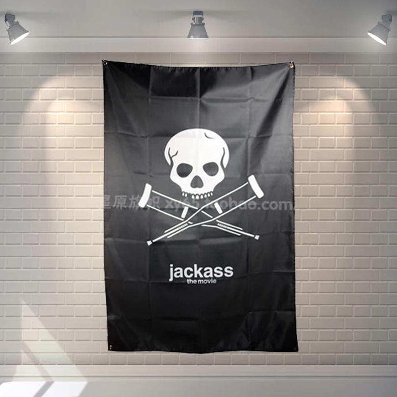 JACKASS Movies Poster Scrolls Flag Bar Cafes Hotel Theme Home Decoration Banners Hanging Art Waterproof Cloth Decoration
JACKASS Movies Poster Scrolls Flag Bar Cafes Hotel Theme Home Decoration Banners Hanging Art Waterproof Cloth Decoration