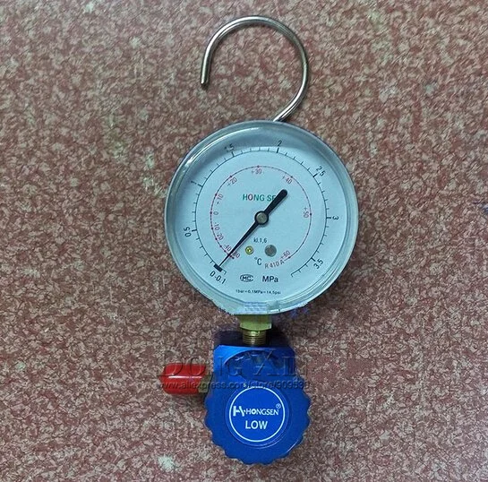 R410 HS-468A low pressure air- conditioning refrigerant grade single table valve pressure gauge Diagnostic dosing tool
R410 HS-468A low pressure air- conditioning refrigerant grade single table valve pressure gauge Diagnostic dosing tool