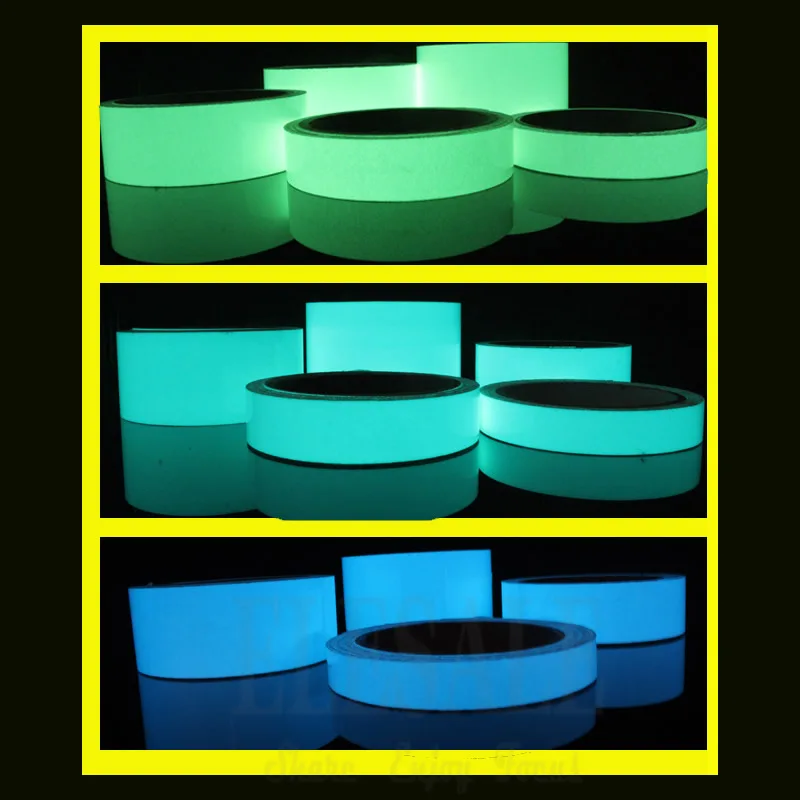 Светящаяся лента 1 рулон 5 см * м|luminous tape self-adhesive|warning tapeluminous |