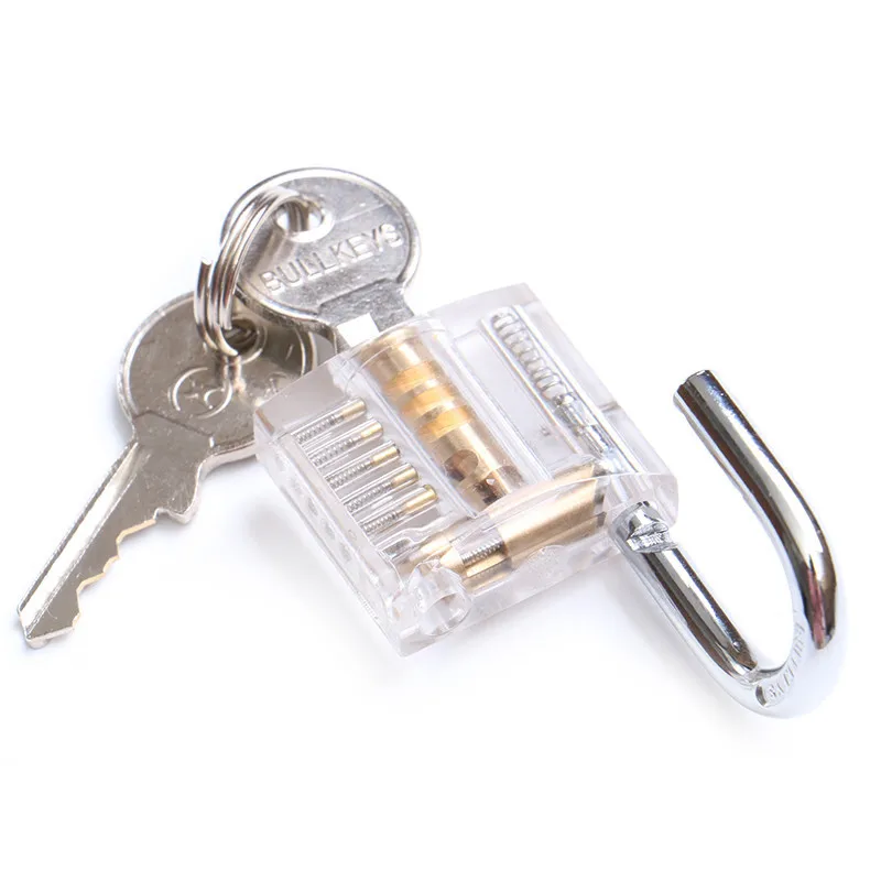 1pc Transparent Locks Pick Visible Cutaway Mini Practice View Padlock Hasps Training Skill For Locksmith Furniture Hardware
1pc Transparent Locks Pick Visible Cutaway Mini Practice View Padlock Hasps Training Skill For Locksmith Furniture Hardware