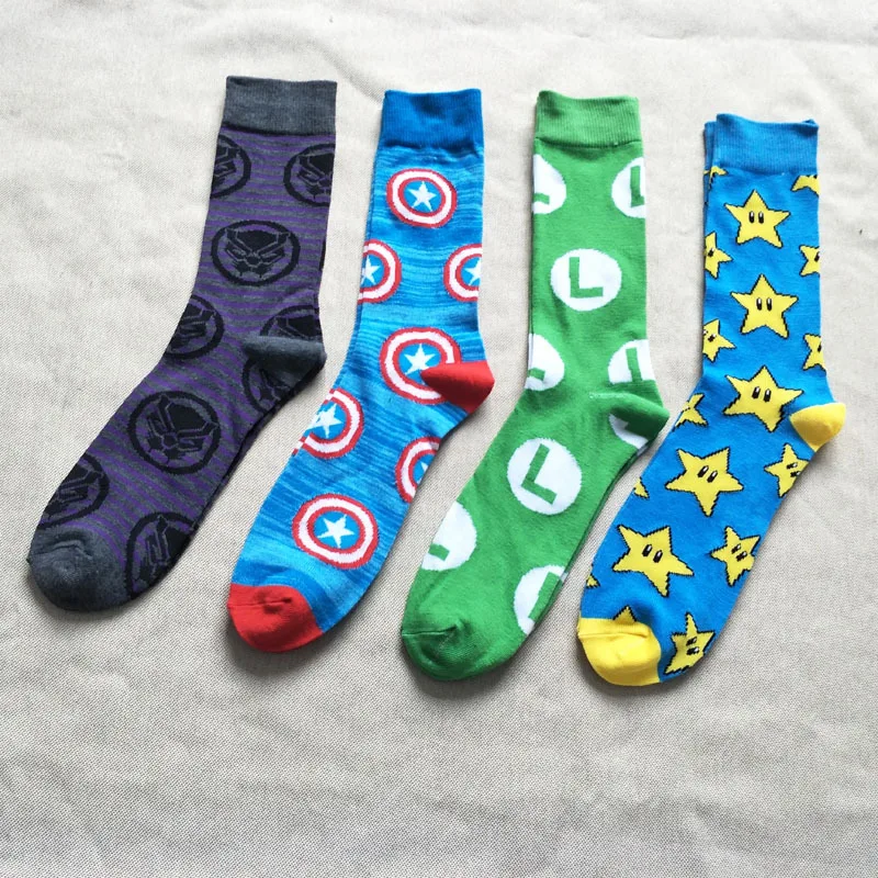 2019 NEW Knee-High Socks Men Mushroom Robot Cartoon Patterned Funny Socks Casual socks 8 Styles
2019 NEW Knee-High Socks Men Mushroom Robot Cartoon Patterned Funny Socks Casual socks 8 Styles