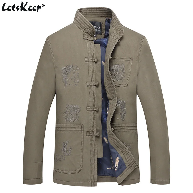 LetsKeep 2018 chinese traditional men clothing chinese tang suit top for men dragon embroidery jacket plus size L-4XL , MA465
LetsKeep 2018 chinese traditional men clothing chinese tang suit top for men dragon embroidery jacket plus size L-4XL , MA465