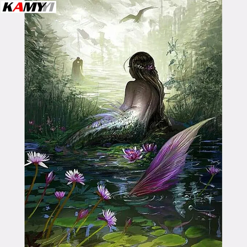 Full Square Round Diamond 5D Diamond Painting Mermaid Diamond Embroidery Cross Stitch Rhinestone Mosaic Painting Decor Gift DD
Full Square Round Diamond 5D Diamond Painting Mermaid Diamond Embroidery Cross Stitch Rhinestone Mosaic Painting Decor Gift DD