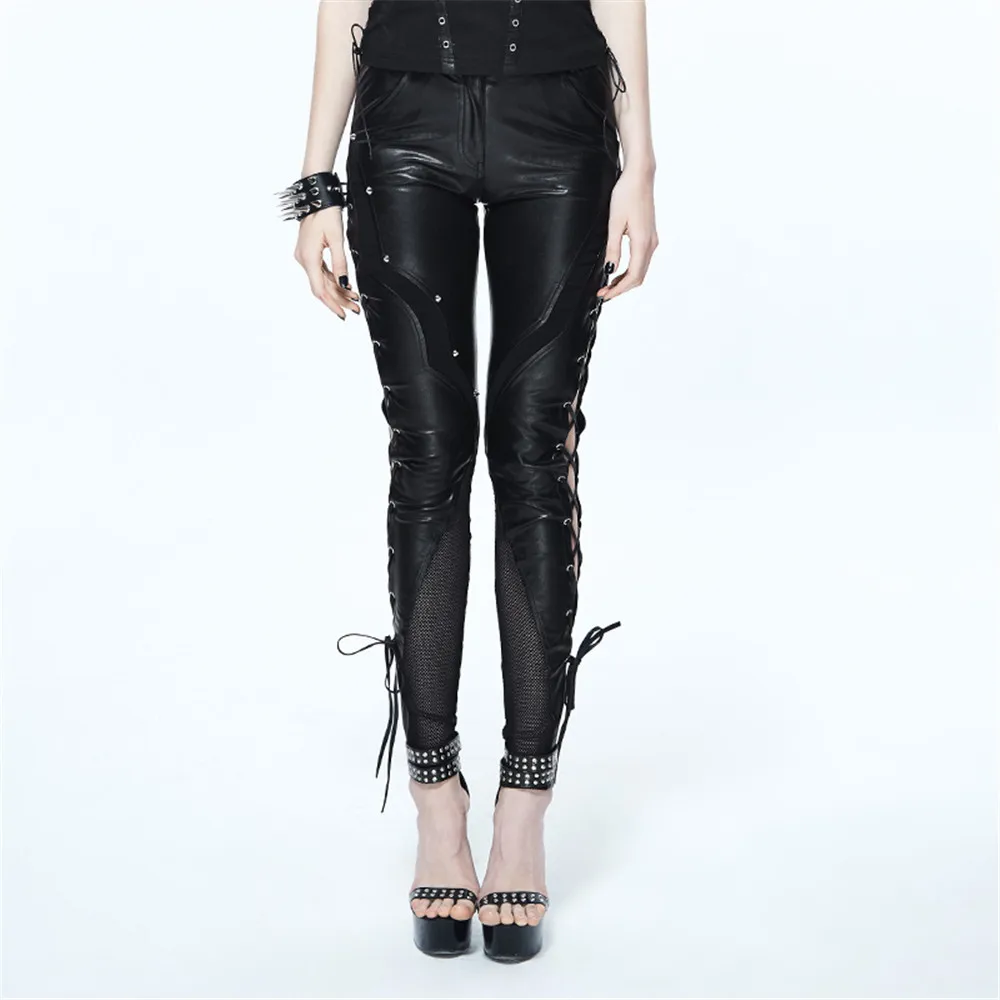 Steampunk PU Leather Pants Women Gothic Clothing Skinny Fit Bandage Tight Casual Black Trousers For Women
Steampunk PU Leather Pants Women Gothic Clothing Skinny Fit Bandage Tight Casual Black Trousers For Women