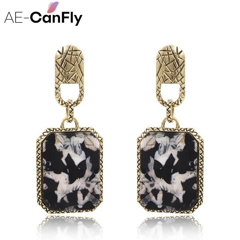 AE-CANFLY Europe Bohemia Fashion Square marble Earrings Dangle Drop Statement Earrings Women Party or Wedding Jewelry
AE-CANFLY Europe Bohemia Fashion Square marble Earrings Dangle Drop Statement Earrings Women Party or Wedding Jewelry