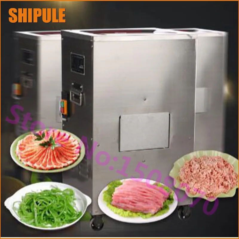 SHIPULE Wholesale products frozen fresh meat shred slicing machine electric meat chopper machine price
SHIPULE Wholesale products frozen fresh meat shred slicing machine electric meat chopper machine price