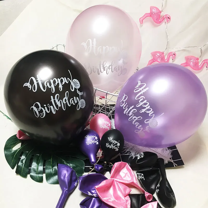 ZLJQ 12pcs Mermaid Happy Birthday Party Supplies - Printed Latex Balloon Party Decoration for Baby Shower 2nd 18th 30th Birthday
ZLJQ 12pcs Mermaid Happy Birthday Party Supplies - Printed Latex Balloon Party Decoration for Baby Shower 2nd 18th 30th Birthday