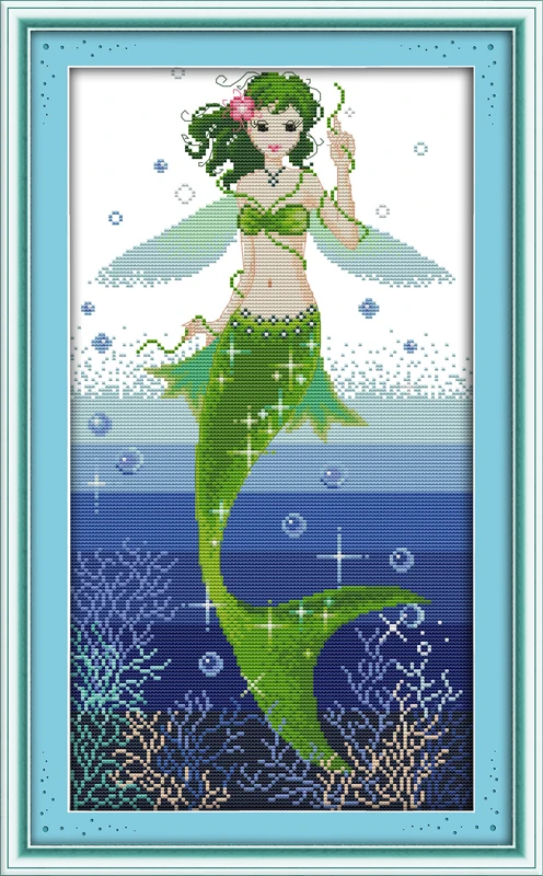 Mermaid (3) cross stitch kit people 18ct 14ct 11ct count print canvas stitches embroidery DIY handmade needlework
Mermaid (3) cross stitch kit people 18ct 14ct 11ct count print canvas stitches embroidery DIY handmade needlework