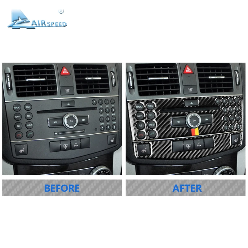 Airspeed for Mercedes Benz W204 Accessories W204 Mercedes Benz Sticker for W204 Carbon Fiber Interior Trim AC CD Control Panel
Airspeed for Mercedes Benz W204 Accessories W204 Mercedes Benz Sticker for W204 Carbon Fiber Interior Trim AC CD Control Panel