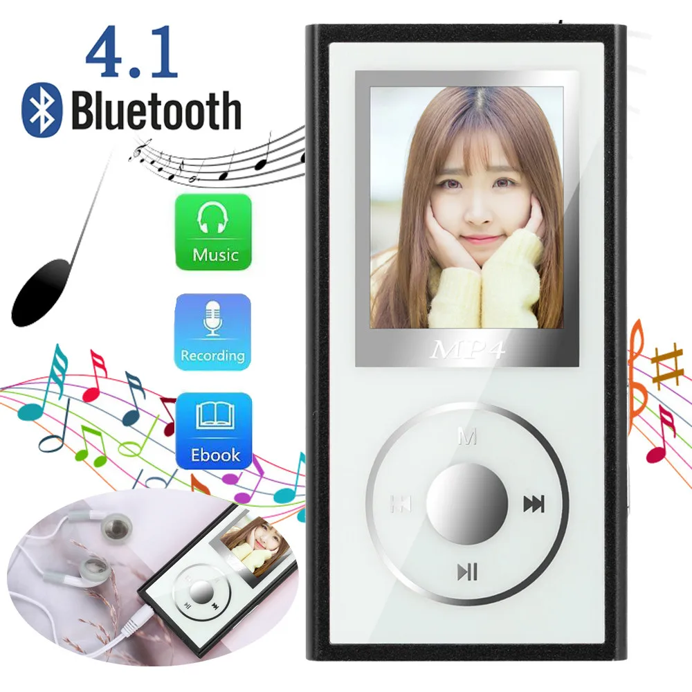 Новая мода Bluetooth 4 Гб HiFi MP4 плеер рекордер ручка Медиа Видео FM радио партия уличные