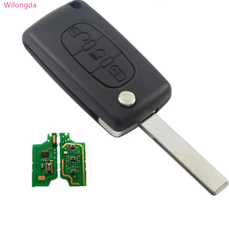 Car key 433mhz 3 Button Flip Remote Key id46 pcf7936 chip 0536 model HU83 blade for Peugeot key
Car key 433mhz 3 Button Flip Remote Key id46 pcf7936 chip 0536 model HU83 blade for Peugeot key
