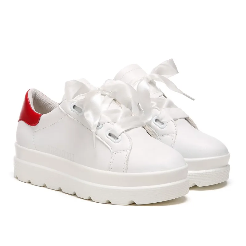 Women Shoes New Platforms Shoes Lace Up Women Casual Shoes White Sneakers Women Flats Comfortable Chaussure Femme Zapatos Mujer
Women Shoes New Platforms Shoes Lace Up Women Casual Shoes White Sneakers Women Flats Comfortable Chaussure Femme Zapatos Mujer