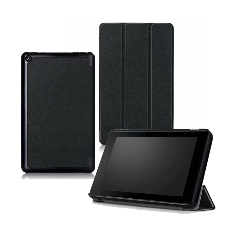 30 шт./лот тонкий Чехол-книжка из искусственной кожи для Kindle Fire 7 2019 Роскошный