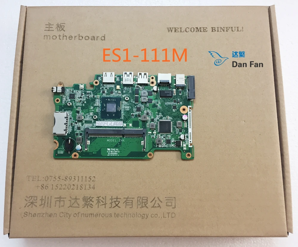 For ACER Aspire ES1-111 ES1-111M Laptop Motherboard DA0ZHKMB6C0 Mainboard 100%tested fully work
For ACER Aspire ES1-111 ES1-111M Laptop Motherboard DA0ZHKMB6C0 Mainboard 100%tested fully work