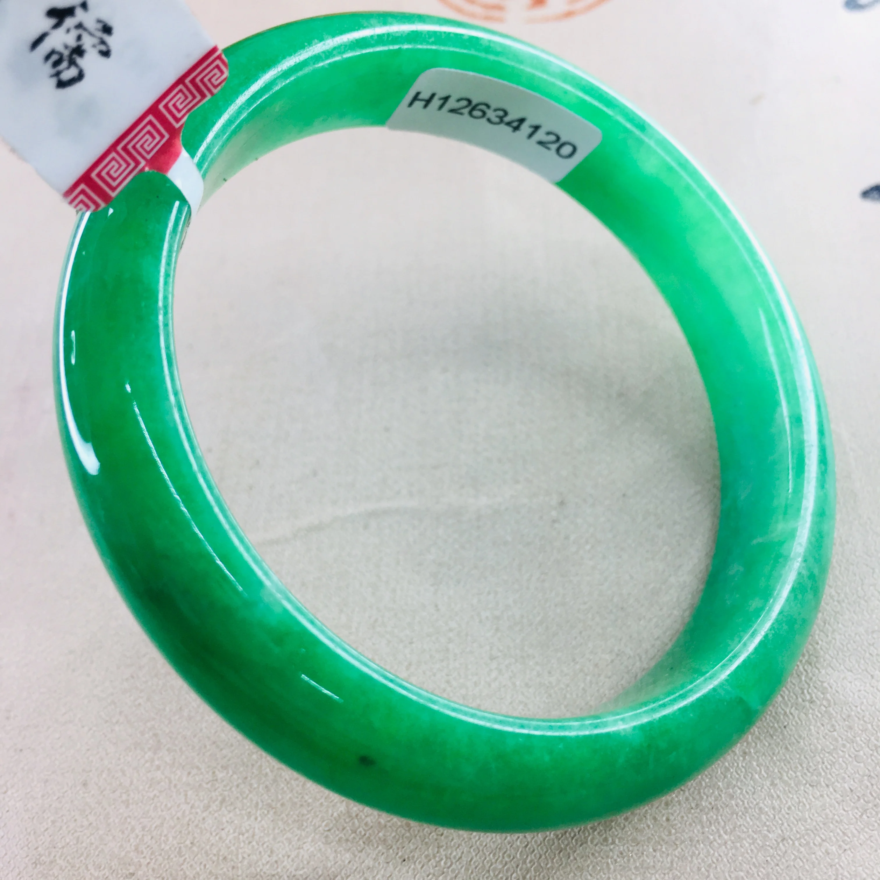 Zheru Jewelry Pure Natural Jadeite Bracelet Natural Full Green 52-61mm Female Princess Jade Bracelet Gift Certificate
Zheru Jewelry Pure Natural Jadeite Bracelet Natural Full Green 52-61mm Female Princess Jade Bracelet Gift Certificate