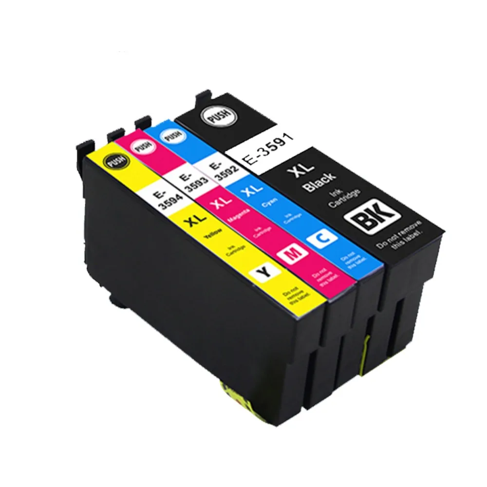 YLC 1SET 35XL Compatible For EPSON T3591 T3592 T3593 T3594 For Epson WorkForce ProWF4720DW 4725DW 4730DTW 4740DTWF printer
YLC 1SET 35XL Compatible For EPSON T3591 T3592 T3593 T3594 For Epson WorkForce ProWF4720DW 4725DW 4730DTW 4740DTWF printer