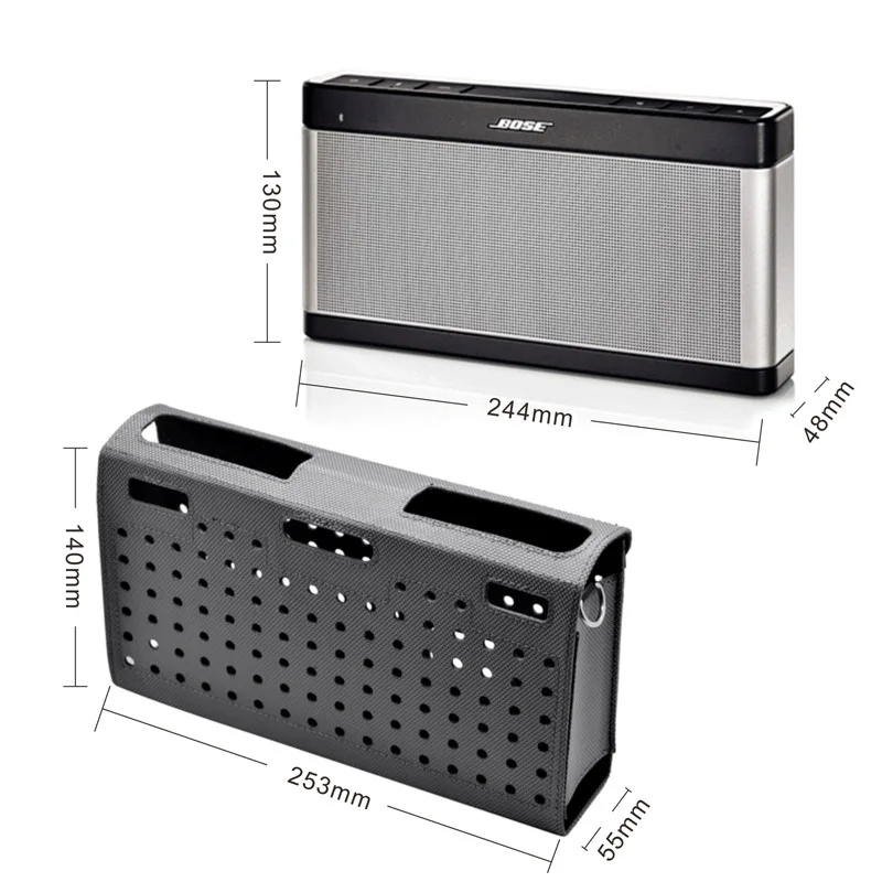 Portable Carry Carrying Travel Protective Speaker Cover Case Pouch Nylon Speak Bag For Bose Soundlink III 3 Bluetooth Speaker
Portable Carry Carrying Travel Protective Speaker Cover Case Pouch Nylon Speak Bag For Bose Soundlink III 3 Bluetooth Speaker