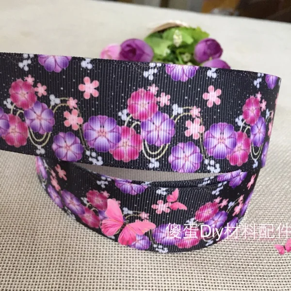 38mm Small floral Japanese flowers Ribbon Floral Polyester Grosgrain Ribbon DIY Craft Sewing Accessories Gift Wrap 5 yards
38mm Small floral Japanese flowers Ribbon Floral Polyester Grosgrain Ribbon DIY Craft Sewing Accessories Gift Wrap 5 yards