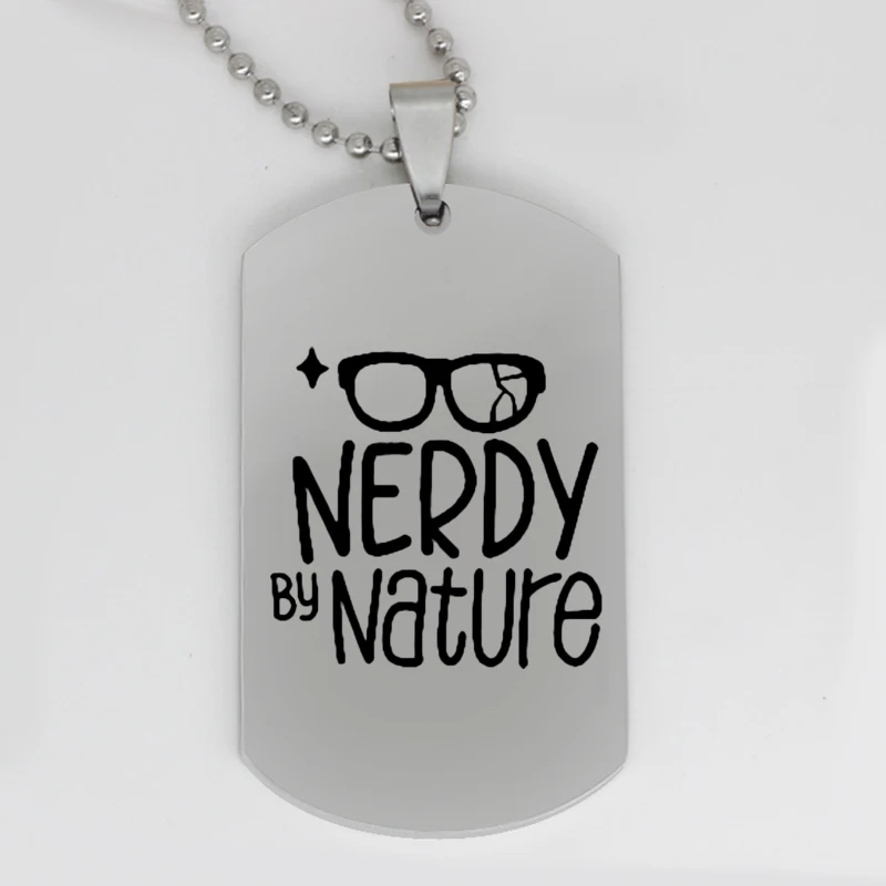 Женская вдохновляющая Подарочная подвеска, армейская карточка nerdy из натуральной нержавеющей стали, индивидуальное ожерелье N4197
Женская вдохновляющая Подарочная подвеска, армейская карточка nerdy из натуральной нержавеющей стали, индивидуальное ожерелье N4197