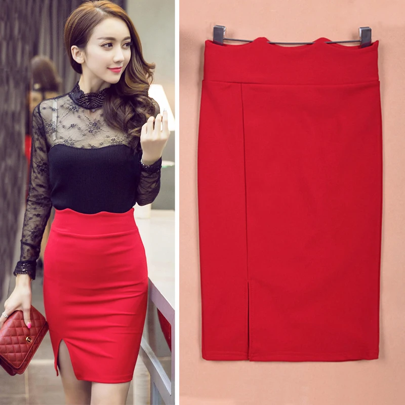 TingYiLi High Waist Pencil Skirt Women Bodycon Tight Skirt Black Red Skirt Short Skirt Female Sexy Mini Skirt Office Lady
TingYiLi High Waist Pencil Skirt Women Bodycon Tight Skirt Black Red Skirt Short Skirt Female Sexy Mini Skirt Office Lady