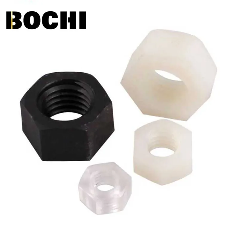 100Pcs B DIN934 M2 M2.5 M3 M4 M5 M6 M8-M20 PA66 Nylon Hex Nut Hexagon Plastic Hex Nuts NL05
100Pcs B DIN934 M2 M2.5 M3 M4 M5 M6 M8-M20 PA66 Nylon Hex Nut Hexagon Plastic Hex Nuts NL05