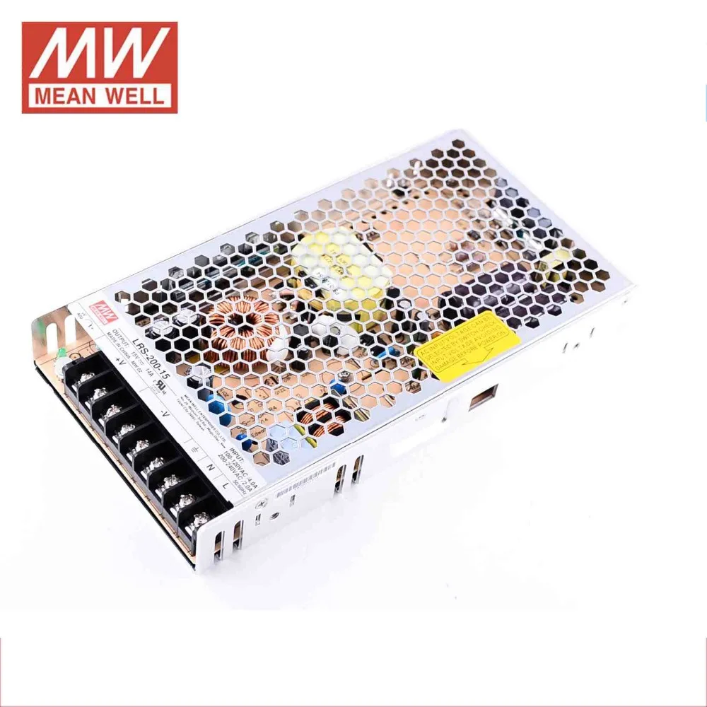 MEAN WELL LRS-200-15 UL power supply 200W 15V AC to DC single output 14A Switching Power Supply Driver for LED Strip | Обустройство