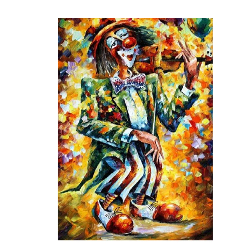5D DIY Full Drill Round Diamond Painting Colorful Clown Cross Stitch Decorative Painting Home Decor Diamond Embroidery
5D DIY Full Drill Round Diamond Painting Colorful Clown Cross Stitch Decorative Painting Home Decor Diamond Embroidery